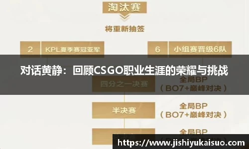 对话黄静：回顾CSGO职业生涯的荣耀与挑战